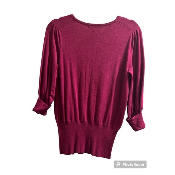 ✨express scoop neck roll over sleeves ribbed sweater✨ - Picture 2 of 5